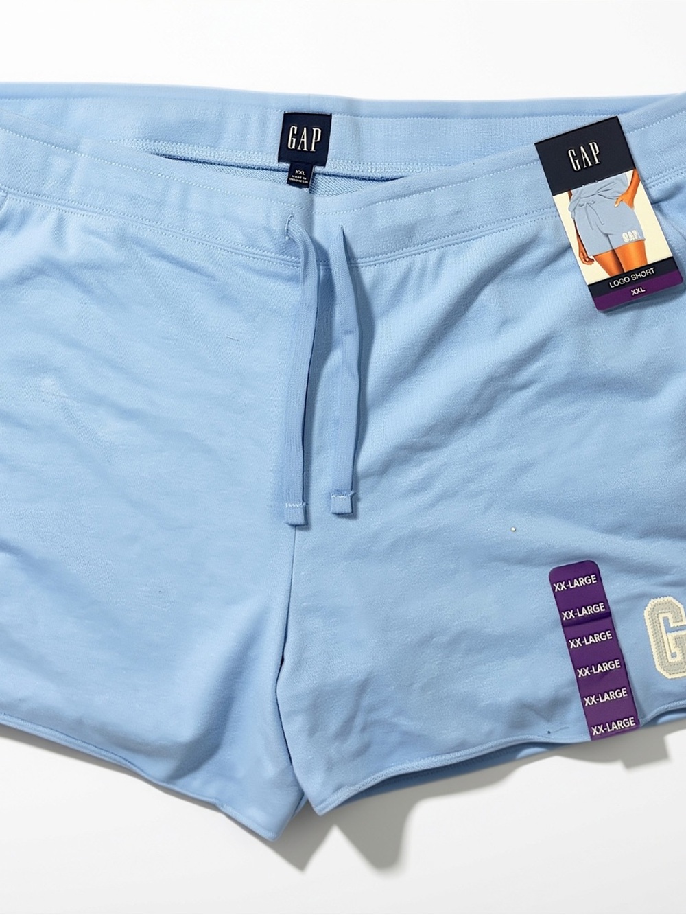 NWT Gap 1969 Logo Lounge Shorts Blue XXL